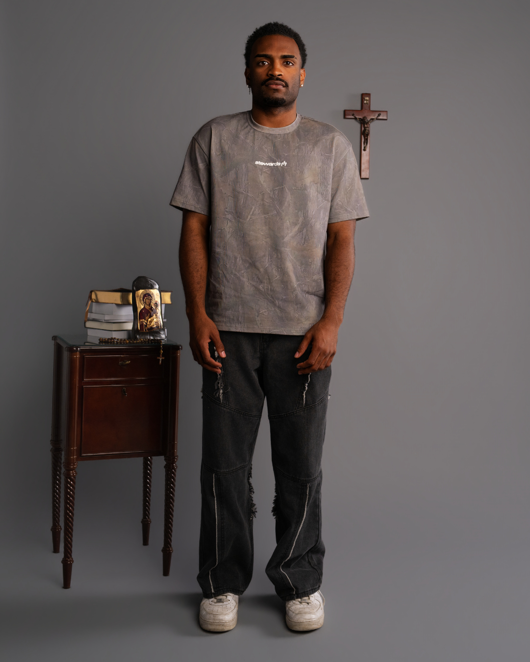 NO LUCK ALL GOD Tee