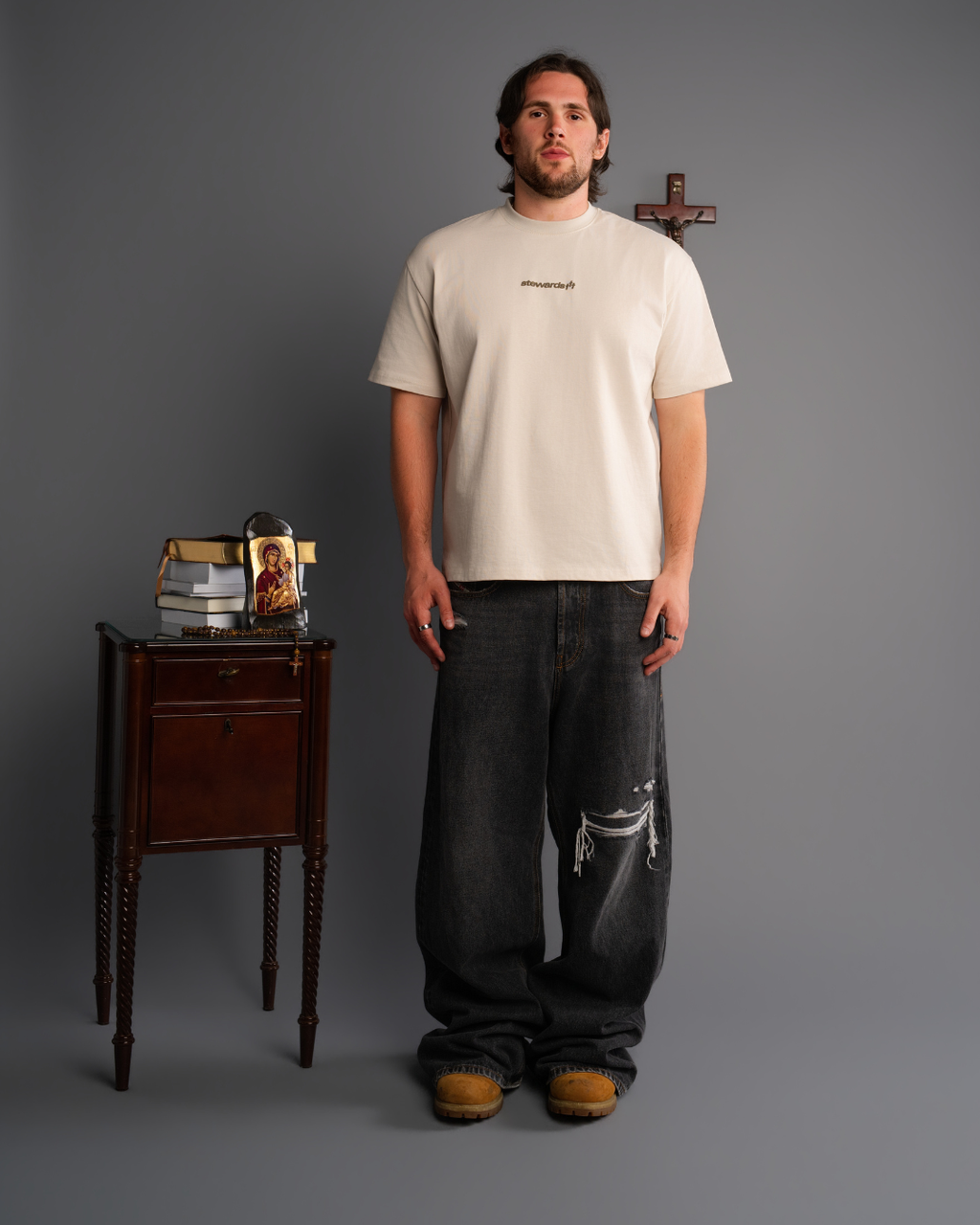 NO LUCK ALL GOD Tee